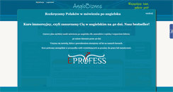 Desktop Screenshot of anglobiznes.pl