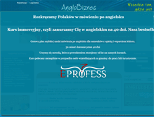 Tablet Screenshot of anglobiznes.pl